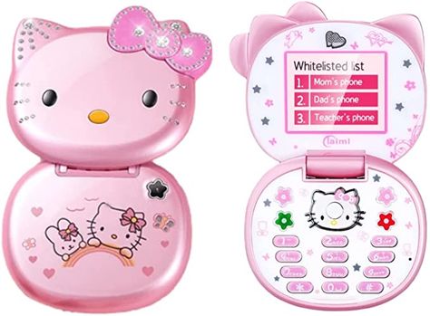 Bella Sun (Pink) Hello Kitty Flip Mobile Cell Phone Anime Cartoon Unlocked Children Japanese, K688+ : Cell Phones & Accessories Hello Kitty Flip Phone Template, Hello Kitty Flip Phone, Japanese Cell Phones, Hello Kitty Games, Phone Anime, Pink Wallpaper Hello Kitty, Pink Mobile, Phone Template, Computers Tablets And Accessories