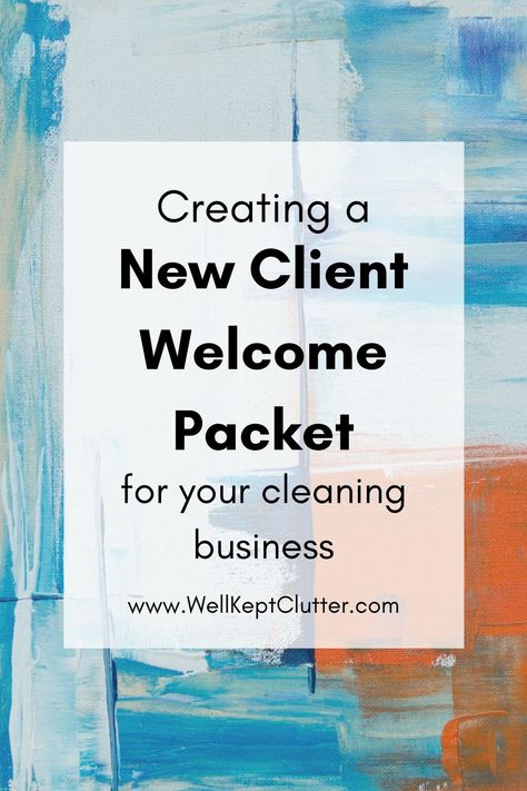 Everything you need to know about creating new client welcome packets for your cleaning business or maid service. Things to include and resources to help putting it all together. #cleaningbusiness #maidservice #startup #welcomepacket #newclients #cleaningservice #smallbusiness #WellKeptClutter #tipsandtricks #beginnersguide #startingabusiness Cleaning Company Client Gifts, Cleaning Service Post Ideas, Garbage Can Cleaning Business, Marketing Ideas For Cleaning Business, Cleaning Business Facebook Posts, Cleaning Business Ideas Posts, Home Organization Business, House Cleaning Business Checklist, Cleaning Business Marketing Ideas