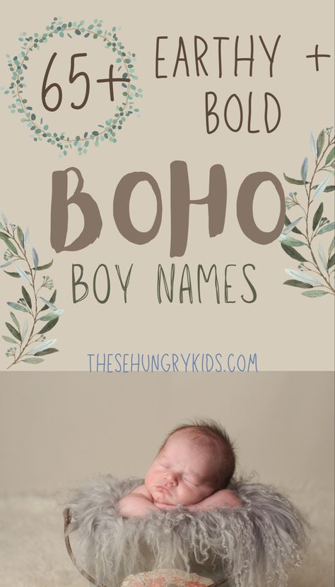 Boys Boho Nursery, Boho Boy Nursery Ideas, Unique Baby Boy Nursery Themes, Bohemian Nursery Boy, Bohemian Nursery Neutral, Witchy Boy Names, Boho Boy Names, Baby Boy Themes Nursery, Baby Boy Boho Nursery