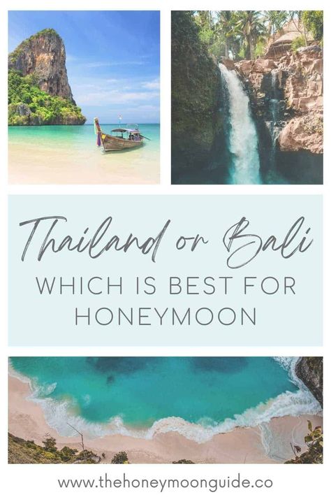 Trying to decide between a honeymoon in Bali or Thailand? We've got you covered. Click the link to read or pin to read later! ✈️🤍 Thailand Honeymoon, Read Later, Click The Link, To Read, Bali, Thailand, Travel