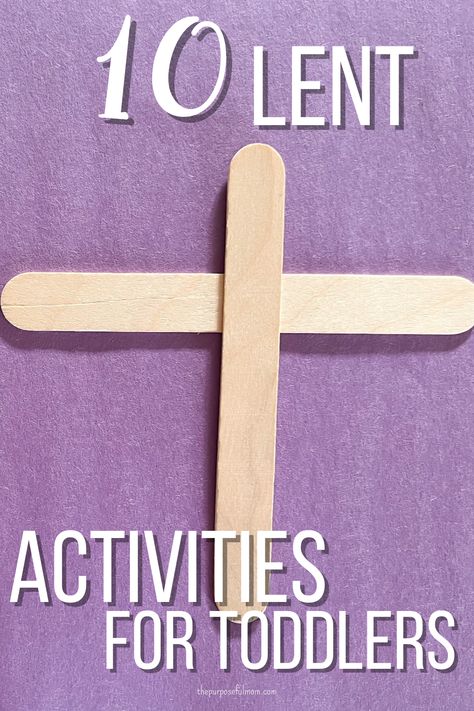 Catholic Easter Crafts, Lent Kids, Lent Activities, Lenten Activities, Easter Activities For Toddlers, Easter Religious Crafts, Toddler Sunday School, Easter Lessons, Easter Sunday School