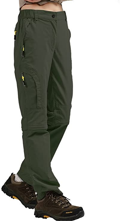 Amazon.com : Women's Hiking Pants Quick Dry Convertible Stretch Lightweight Outdoor UPF 50 Fishing Safari Capri Zipper Pockets,4409,Army Green, US 4/27 : Clothing, Shoes & Jewelry Womens Hiking Pants, Safari Pants, Celana Kargo, Safari Outfits, Walking Trousers, Womens Hiking, Hiking Pants Women, Quick Dry Pants, Women Cargo Pants