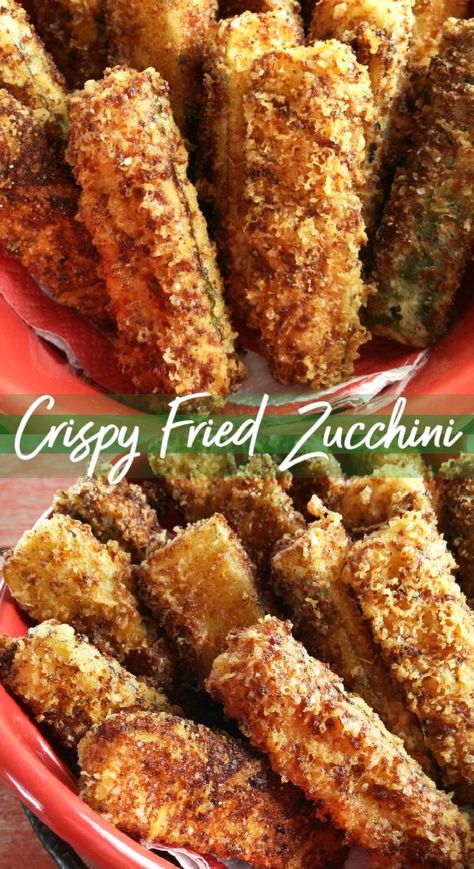 Fried Zucchini Recipe Easy Oven, Italian Fried Zucchini Recipe, Breaded Zucchini Fried, Fried Zucchini Recipe Easy, Crispy Fried Zucchini, Greek Picnic, Zucchini Spears, Fried Zucchini Recipe, Fried Zucchini Sticks