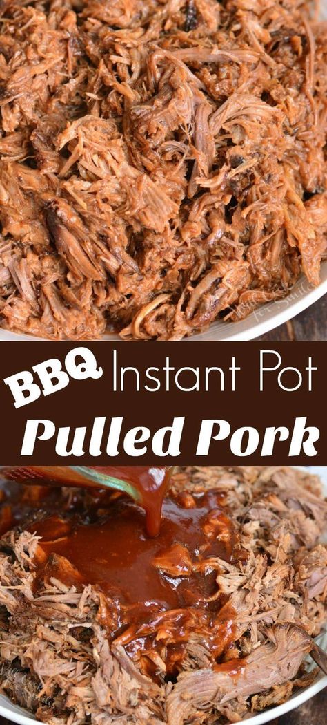 Pulled Pork Instant Pot Recipe, Instant Pot Bbq Pulled Pork, Instant Pot Pulled Pork, Bbq Pulled Pork Recipe, Homemade Bbq Sauce, Pulled Pork Tacos, Pulled Pork Recipe, Pork Sliders, Instant Pot Pork