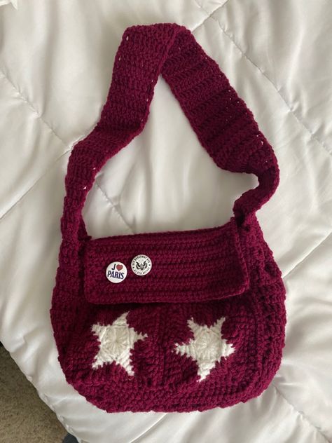 Diy Granny Square, Crochet Luxury, Crochet Messenger Bag, Autumn Crochet, Crochet Fairy, Crochet Shop, Crochet Business, Crochet Design Pattern, Kawaii Crochet