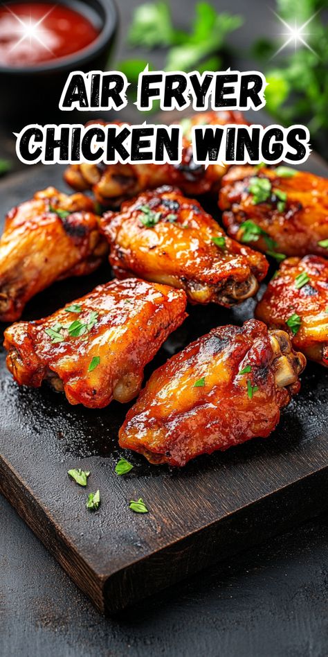 Air Fryer Recipes Chicken Wings Crispy, Wings Recipe Crispy, Best Air Fryer Chicken Wings, Garlic Parmesan Wings Recipe, Air Fryer Chicken Wings Recipe, The Best Air Fryer Chicken, Parmesan Wings Recipe, Best Air Fryer Chicken, Chicken Wing Sauce Recipes