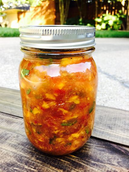 Peach Mango Salsa Peach Salsa Recipe Canning, Salsa Recipe Canning, Mango Salsa Canning Recipe, Peach Mango Salsa, Fresh Mango Salsa Recipe, Peach Salsa Recipe, Salsa Canning Recipes, Mango Salsa Chicken, Peach Salsa Recipes