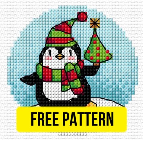 Durene Jones Cross Stitch, Cross Stitch Patterns Free Easy, Durene Jones, Christmas Cross Stitch Patterns Free, Cross Stitch Christmas Cards, Cross Stitch Projects Ideas, Holiday Cross Stitch Patterns, Free Cross Stitch Pattern, Unique Cross Stitch