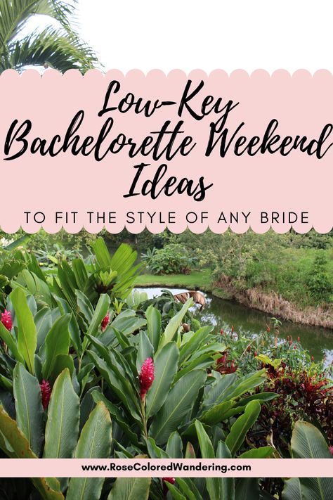 Are you trying to figure out the perfect Bachelorette getaway? Check out this list of low-key bachelorette weekend ideas to help you decide! It will help you decide what type of bachelorette party would be best, along with ideas of places to go like Savannah, Georgia and St. Augustine, Florida. Perfect for a girls getaway. Do you want relaxing? or a beach Weekend? The possibilities are endless! Start planning today with this article! #weddingplanning #engagementseason #bacheloretteweekend New Jersey Bachelorette Party, Low Key Beach Bachelorette, Bachelorette Party Ideas Places, Bachelorette Resort Weekend, Bachelorette Party Ideas Low Key, Relaxed Bachelorette Party Ideas, Places To Go For Bachelorette Party, Bridal Weekend Ideas, Bachelorette Party Places To Go