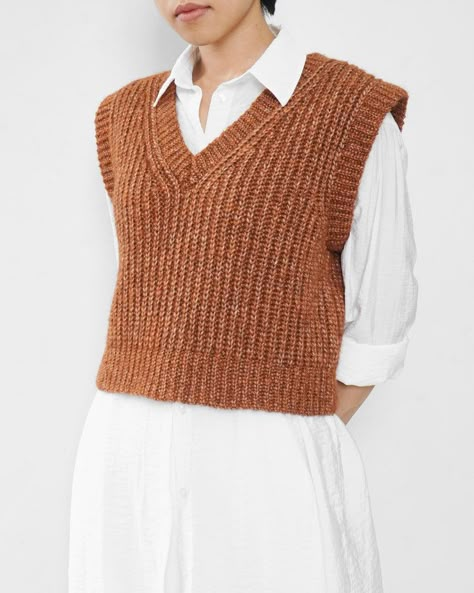 Crochet Ribbed Vest Pattern Crochet Sweater Pattern Easy - Etsy Crochet Sweater Pattern Easy, Crochet Vest Pattern Free, Modern Haken, Crochet Sweater Vest, Vest Pattern Free, Knit Vest Pattern, Crochet Vest Pattern, Modern Crochet, Vest Pattern