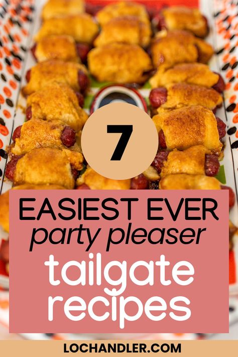 Delicious tailgating recipes at your next football or tailgate party! These are great tailgate finger food recipes and appetizer recipe ideas for game day. The best football food for Super Bowl party food ideas or really any tailgating side dish! These are so easy and quick and some are cold, with chicken, ground beef, and vegetarian! Best Appetizer Recipes Football Season, Ideas For Tailgating Food, Tailgate Dinner Ideas, Sides For Tailgating Football, Italian Tailgate Food, Small Tailgate Ideas, Tailgate Finger Foods Snacks, Easy Tailgate Finger Foods, Tailgate Easy Food