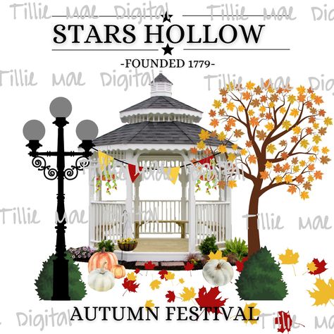 Stars Hollow Autumn, Gilmore Girls Coffee Mug, Gilmore Girls Stars Hollow, Stars Hollow Gilmore Girls, Gilmore Girls Coffee, Gilmore Girl, Mug Template, Stars Hollow, Autumn Festival