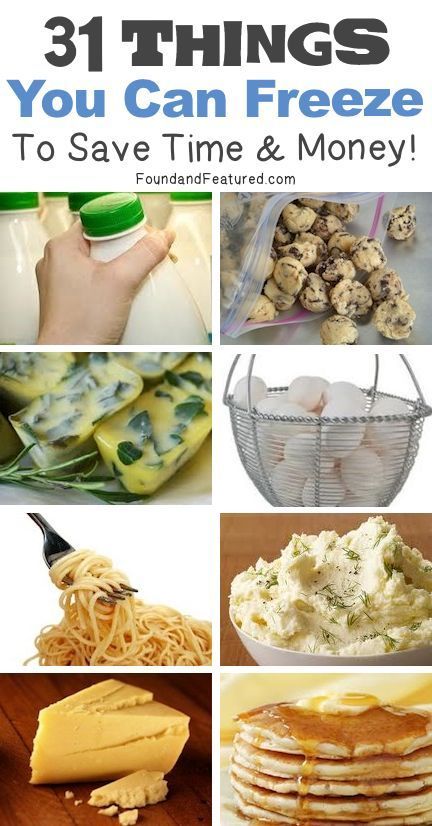 There are 31 things that you can freeze; it will save both money and time, you won't believe but this list will really help you in your kitchen. Check out! Nyttige Tips, Freezing Eggs, Different Foods, Freezer Food, Pasti Sani, Fast Recipes, Recipes Pasta, Top Indian, Food Info