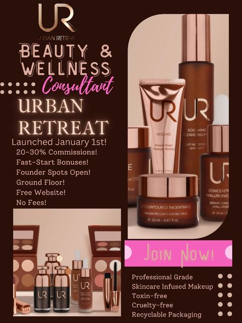 Urban Retreat By Acti Products, Australia In March, Makeup Luxury, Toxin Free Living, Reward And Recognition, Beauty House, Urban Retreat, Sales Pitch, Serum Cream