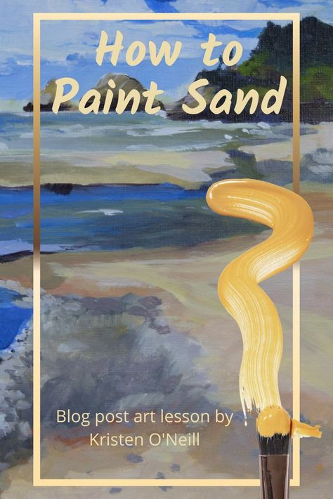 Sand Paint Color, Beach Paint Colors, Mixing Paint Colors, Ocean Waves Painting, Oil Painting Tips, Art Tutorials Watercolor, Oil Painting Tutorial, Colorful Paintings Acrylic, Colorful Oil Painting