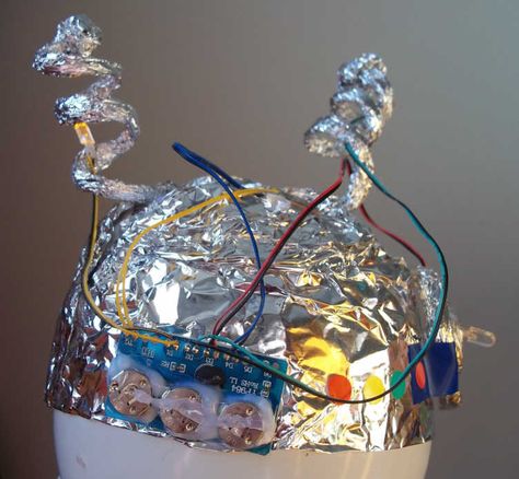 Tin Foil Hats Funny, Tin Foil Hat Diy, Denpa Aesthetic, Retro Space Aesthetic, Alien Costumes, Foil Hat, Space Hat, Alien Hat, Tin Foil Hat