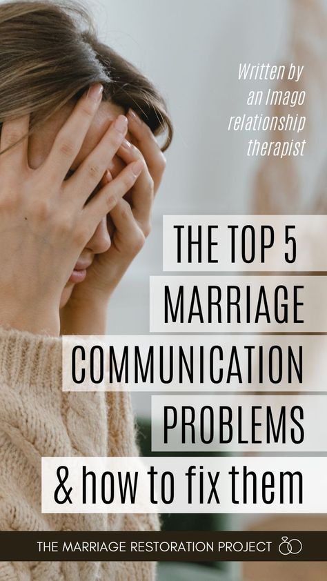 Is your inability to communicate effectively with your partner making you feel unheard, not cared for, and/or unloved? The bad news is that communication problems can have a devastating, even fatal impact on a marriage. The good news is that with the right tools you can fix your communication problems, and communication issues are one of the easiest marriage problems to fix. These are the 5 biggest communication mistakes of married couples and their solutions! | Marriage counseling Imago Therapy, Long Distance Relationship Problems, Relationship Advice Questions, Communication Issues, Couples Communication, Marriage Restoration, Communication In Marriage, Marriage Issues, Marital Problems