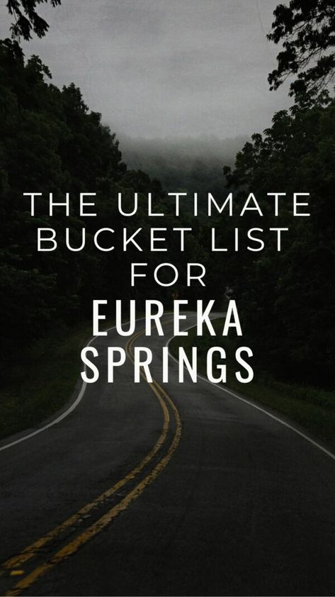 An Itinerary for Eureka Springs, Arkansas: Exploring Landmarks, Culture, Food, Entertainment, Shopping, Outdoor Activities, Sports, and Nightlife – godestinationdispatch.com Things To Do In Eureka Springs Arkansas, Arkansas Road Trip, Arkansas Vacations, Eureka Springs Arkansas, Arkansas Travel, Ultimate Bucket List, Culture Food, Camping Destinations, Ozark Mountains