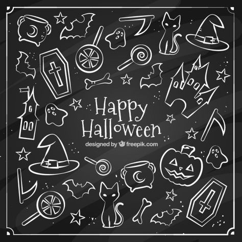 Driveway Chalk, Fall Chalkboard Art, Halloween Chalkboard Art, Halloween Chalkboard, Chalkboard Doodles, Chalkboard Calendar, Halloween Photo Booth, Chalk Sign, Window Drawing