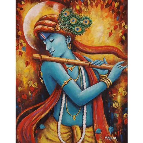 Krishna Canvas Painting, Rama Krishna, Mary Art, Virgin Mary Art, Radhe Shyam, Kerala Mural Painting, Goddess Artwork, Krishna Radha Painting, Cute Couple Drawings