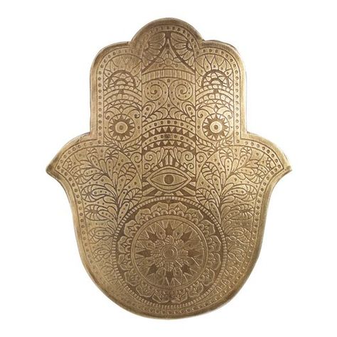 Small Antique Brass Etched Hamsa Wall Decor by World Market Apartment Refresh, Art Pictures Ideas, Arched Wall Decor, Large Mirrors, Unique Picture Frames, Bohemian Wall Decor, Metal Etching, Cost Plus World Market, Artisan Gift