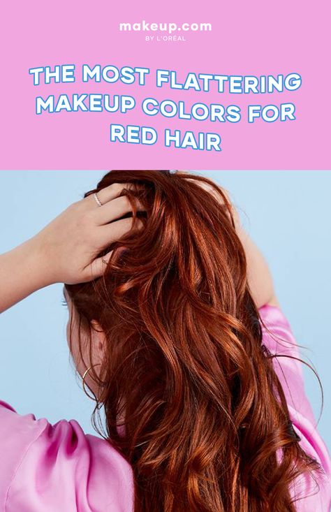 Best Makeup for Red Hair Purple Eyeshadow Red Lipstick, Makeup For Hazel Eyes And Red Hair, Redhead Makeup Brown Eyes, Lipstick For Red Hair, Red Hair Eye Makeup, Red Hair Brown Eyes Makeup, Best Colors For Redheads To Wear, Red Hair Makeup Looks, Makeup With Red Hair