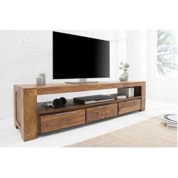 Massives Tv-board Makassar 170cm Lowboard Sheesham mit drei Schubladen einzigartige Maserung Riess A Tv Regal, Tv Fal, Tv Board, Tv Console, Makassar, Entertainment Unit, Goa, Stylus, Verona