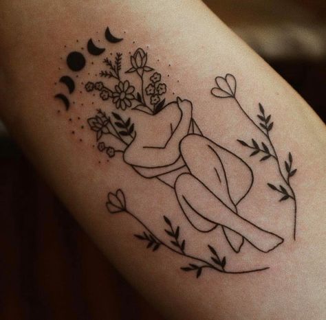 Spread Love Mother Nature Tattoos, Self Love Tattoo, Inspiration Tattoos, Geniale Tattoos, Dainty Tattoos, 문신 디자인, Little Tattoos, Dope Tattoos, Simplistic Tattoos