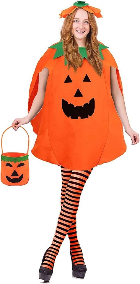 Adult Pumpkin Costume, Halloween Pumpkin Costume, Pumpkin Suit, Pumpkin Girl, Cheap Halloween Costumes, Pumpkin Outfit, Halloween Socks, Pumpkin Hat, Pumpkin Costume