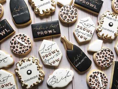 Bachelorette Party Cookies, Wild Bachelorette Party, Lingerie Cookies, Dough Cookie, Leopard Print Party, Bachelorette Cookies, The Vow, Vegas Bachelorette, Sweet Dough