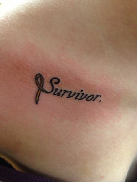 Avm Survivor Tattoo, Port Scar Tattoo Ideas, Port Tattoo Ideas, Pink Ribbon Tattoos Survivor, Surviver Tattoos For Women, Brain Tumour Survivor Tattoo, Port Tattoo Cover Up, Tattoos For Domestic Abused Women, Small Survivor Tattoo