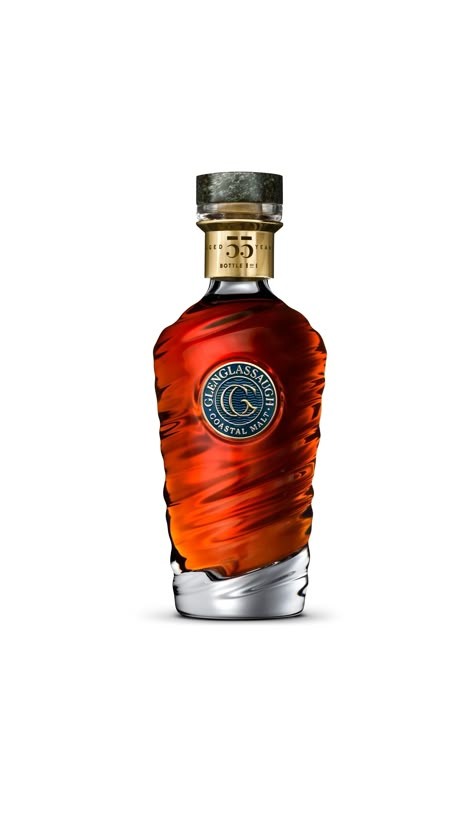 Glenglassaugh Coalescence of the Coast 55 Year Old (1 BT 70cl, 3 BT 5cl) | The Distillers One of One | 2023 | Sotheby's Premium Alcohol Packaging, Spirit Bottle Design, Spirits Packaging Design, Alcohol Packaging Design, Vodka Labels, The Distillers, Liquor Bottle Labels, Whiskey Label, Alcohol Packaging