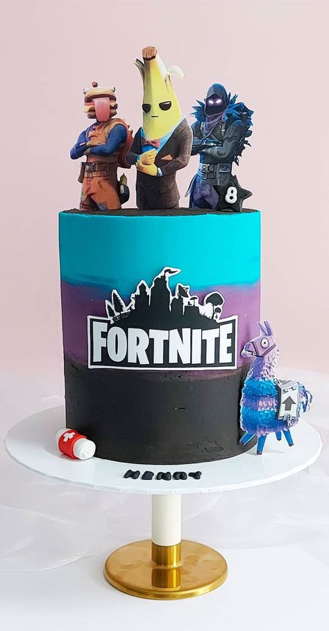 Fortnite cake, Fortnite cake ideas, Fortnite birthday cake, Fortnite-themed birthday cake, Fortnite-themed cake Fortnite Cakes Ideas, Fortnite Birthday Party Cake, Fornite Cakes Ideas, Birthday Cake For 10 Year Boy, Fortnight Cakes For Boys, Fortnite Birthday Party Ideas Cake, Fornite Party Ideas, Fortnite Birthday Cake Ideas, Fortnite Cake For Boys