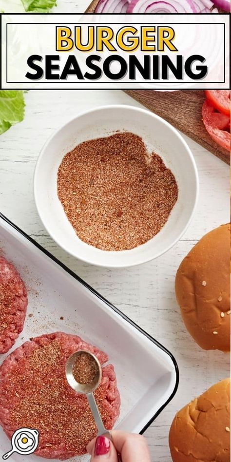 Smash Burger Seasoning Recipe, Hamburger Seasoning Recipe Burgers, Smash Burger Seasoning, Burger Seasoning Recipe, Hamburger Seasoning Recipe, The Best Hamburgers, Best Burger Seasoning, Burger Recipes Seasoning, Best Hamburgers