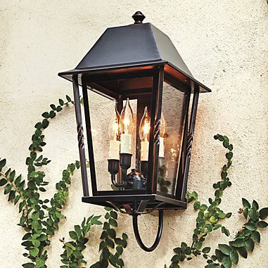 Modern outdoor wall lighting