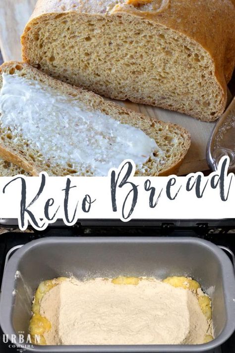 Best Low Carb Bread, Best Keto Bread, Bread Maker Recipes, Lowest Carb Bread Recipe, Keto Diet Breakfast, Diet Breakfast Recipes, Fat Foods, Bread Maker, Bread Machine Recipes