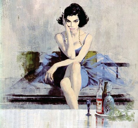 Robert McGinnis, Cover Illustration for Carter Brown's "Kalt wie ein Brillant", 1966, Ullstein Bücher Arte Pulp, Earl Moran, Otto Schmidt, Robert Mcginnis, Paperback Book Covers, Scott Campbell, Bond Girls, Pulp Art, Pin Up Art