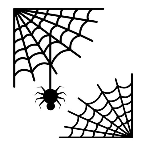 Add some personality to your windows this Halloween with our Spider Web sticker decal kit! This fun window decoration will fit right in on your home this spooky season and works as the perfect welcome to trick-or-treaters on Halloween night. Business owners, our vinyl kit could be just the thing to make your storefront displays more festive! Get yours today! 🕷 Adhesive vinyl decal: non-reusable Includes 2 spider webs, 1 spider, and 1 spider web line *All elements come as separate stickers Avail Halloween Window Decals Cricut, Spider Web Silhouette, Spider Web Line Art, Halloween Window Painting Ideas, Spider Web Painting, Halloween Decorations Spiders, Spider Web Window, Halloween Line Art, Spider Home