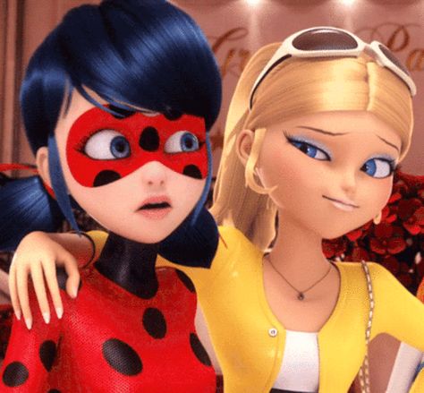 Miraculous Ladybug: Image Gallery | Know Your Meme Chloe And Marinette, Miraculous Chloe, Ladybug Pv, Ladybug Girl, Chloe Bourgeois, Alice Liddell, Catty Noir, Super Cat, Miraculous Ladybug Funny