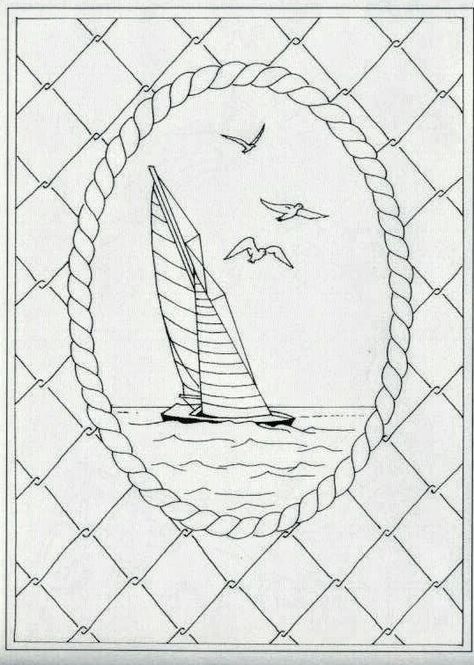 T T ship two sails oval rope border birds cross hatching Traditional Tattoo Rope Border, Rope Frame Drawing, Redo Tattoo, Rope Tattoo, Rope Drawing, Cross Drawing, Framed Tattoo, Rope Border, Rope Frame