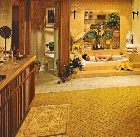 70s Interior Design, Casa Retro, 70s House, 70s Interior, Retro Interior Design, 70s Home, Apartment Decoration, Retro Bathrooms, 70s Decor