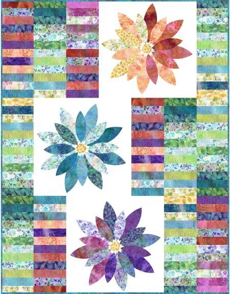 Colchas Quilting, Flower Quilt Patterns, Quilt Pattern Book, Appliqué Quilts, Quilted Wall Hanging, Quilt Modernen, Scrappy Quilt Patterns, Applique Quilt Patterns, Flower Quilts