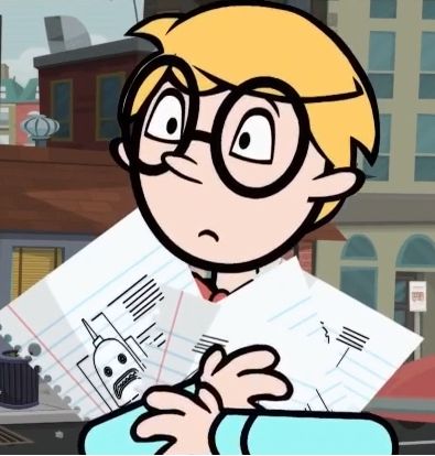 Tobey Word Girl, Tobey Mccallister, Notion Board, Drawing Pics, Tom Kenny, Cute Nerd, Word Girl, Cartoon Cartoon, Pfp Ideas