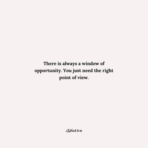 Feeling like you’re hitting dead ends? Don’t despair! This quote is your reminder that opportunity is always there, waiting to be discovered. All it takes is a fresh perspective to spot the window that opens the door to what you’ve been looking for. So shift your mindset, stay positive, and you’ll be surprised by the possibilities that emerge! #opportunityisknocking #newperspectives #opentogrowth My Door Is Always Open Quotes, Window Quotes Looking Out The, Mindset Shift Quotes, Window Quotes, Ending Quotes, Open Quotes, Fresh Perspective, Dead Ends, Stay Positive