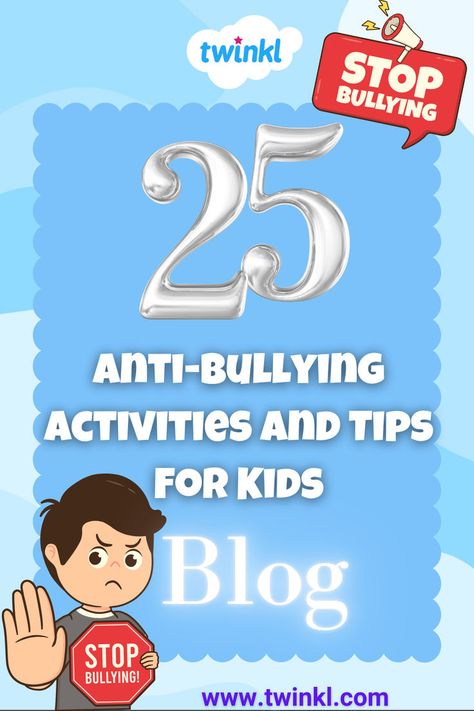 25 Anti-Bullying Activities And Tips For Kids Blog Prevention Month, Growth Mindset Activities, Teach Kids, Classroom Posters, In The Classroom, Positive Mindset, Teaching Kids, Activities For Kids, For Kids