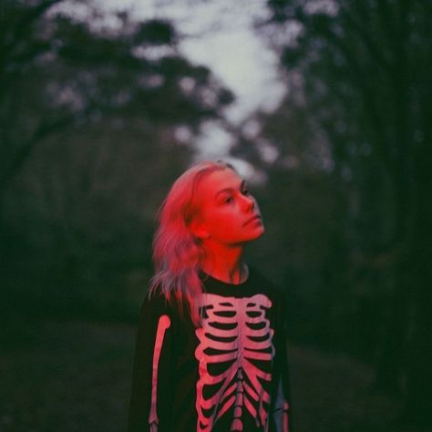 Phoebe Bridgers, A Skeleton, The Sky, Skeleton, A Woman, Blonde, Music, Hair