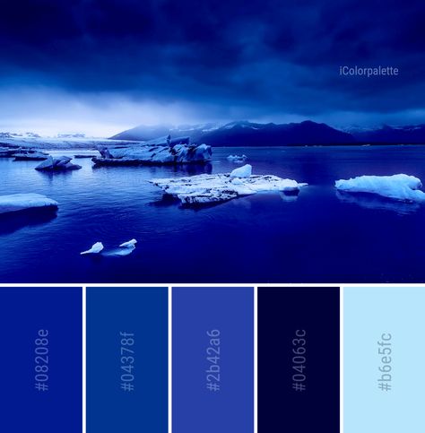 Indigo and Glacial Blue/Green Blue Paint Ideas, Ocean Blue Paint, Blue Color Palettes, Ocean Color Palette, Journal Headers, Blue Pallets, Blue Shades Colors, Live Backgrounds, Color Palette Ideas