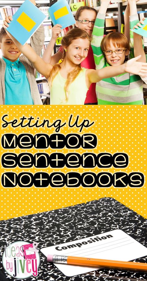 Get tips and tricks for setting up your student mentor sentence notebooks! Diagramming Sentences, Writing Mentor Texts, Writing Sentences, Writing Mini Lessons, Mentor Sentences, 5th Grade Writing, 3rd Grade Writing, Writing Curriculum, Ela Writing