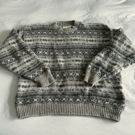 ⭐️ SOLD ⭐️ Vintage wool blend Eddie Bauer grandpa sweater Size XL $40 Comment “I want it” or dm me if you would like to buy this sweater 🤎 Granpa Sweaters, Grandma Sweater, Fashion Goals, Grandpa Sweater, Easy Knitting, Outfit Goals, Cute Christmas, Sweater Knit, Vintage Wool