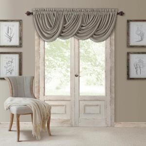 Blackout All Seasons 52 in. W x 36 in. L, Single Window Valance Blackout Rod Pocket Solid Valance, Silver Scarf Valance, Waterfall Valance, Balloon Curtains, Long Curtains, Curtain Valance, Damask Print, Window Valance, Valances, Blackout Windows